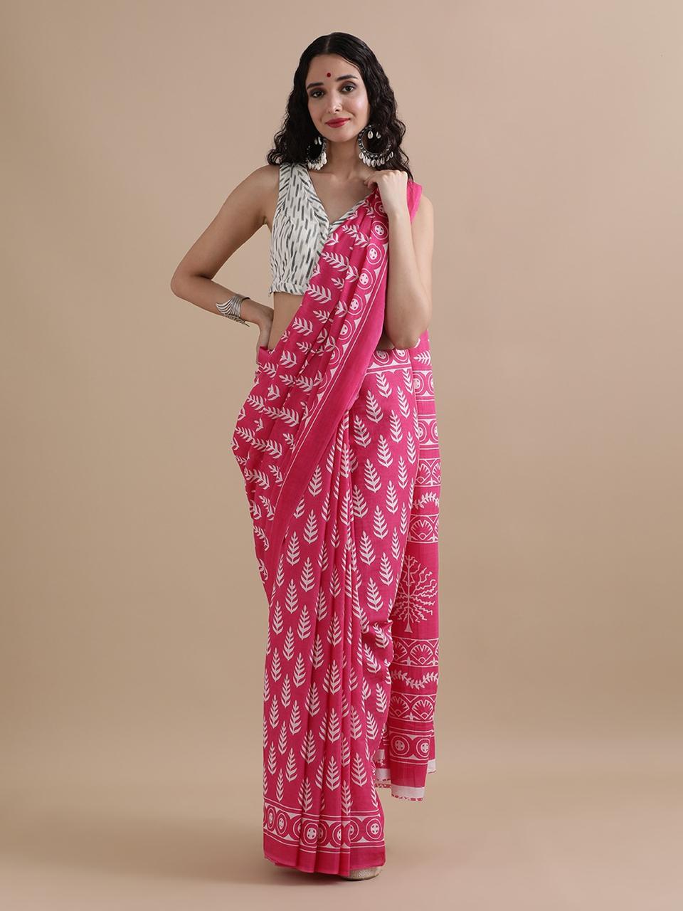 Mul cotton sarees - Eshana Collections