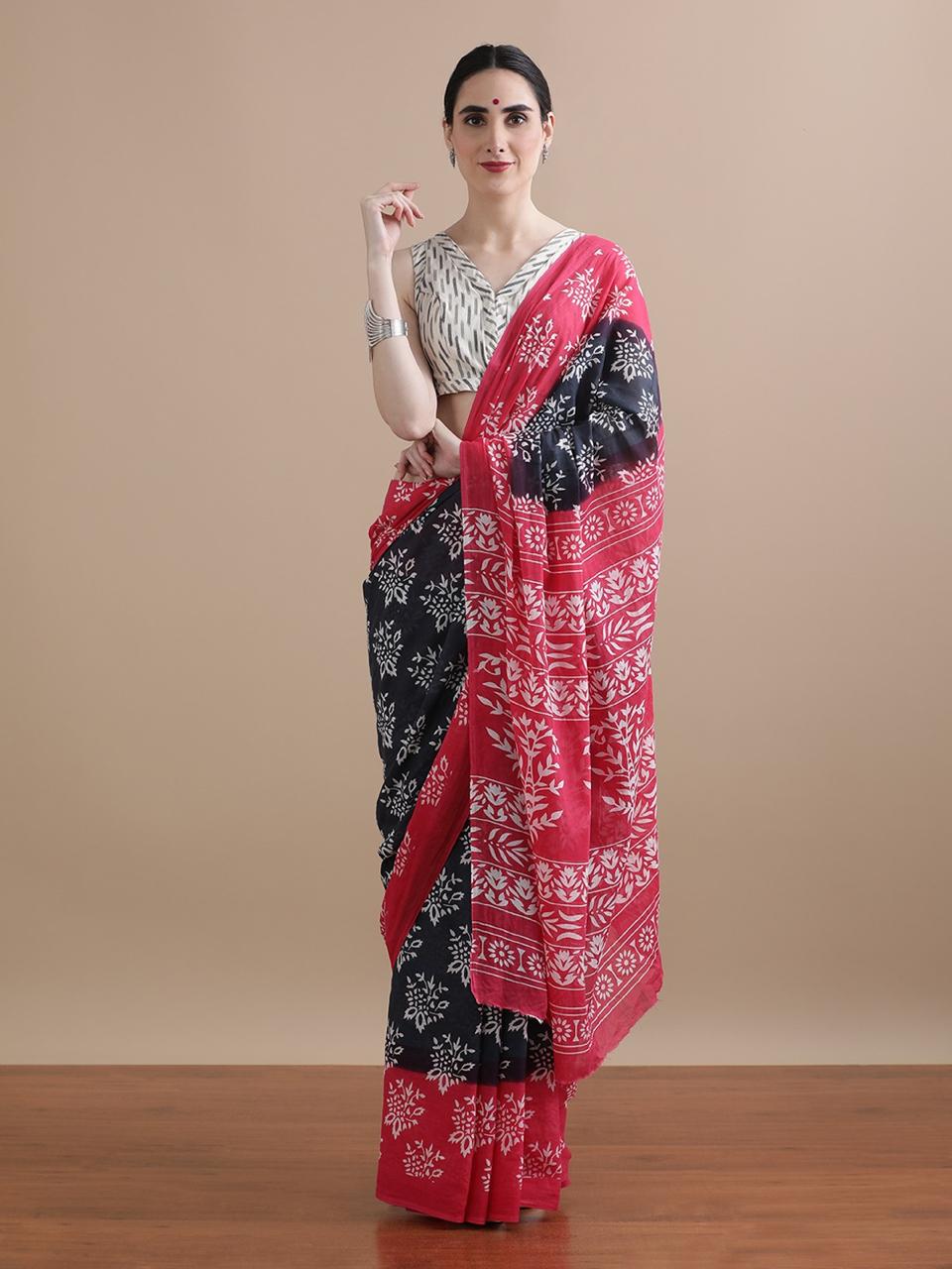 Mul cotton sarees - Eshana Collections