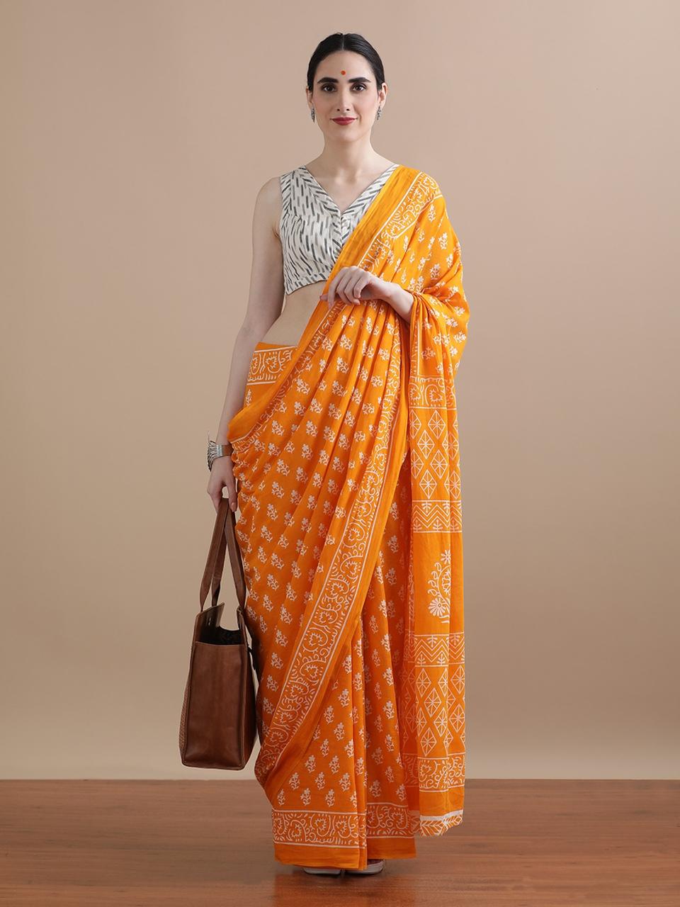 Mul cotton sarees - Eshana Collections