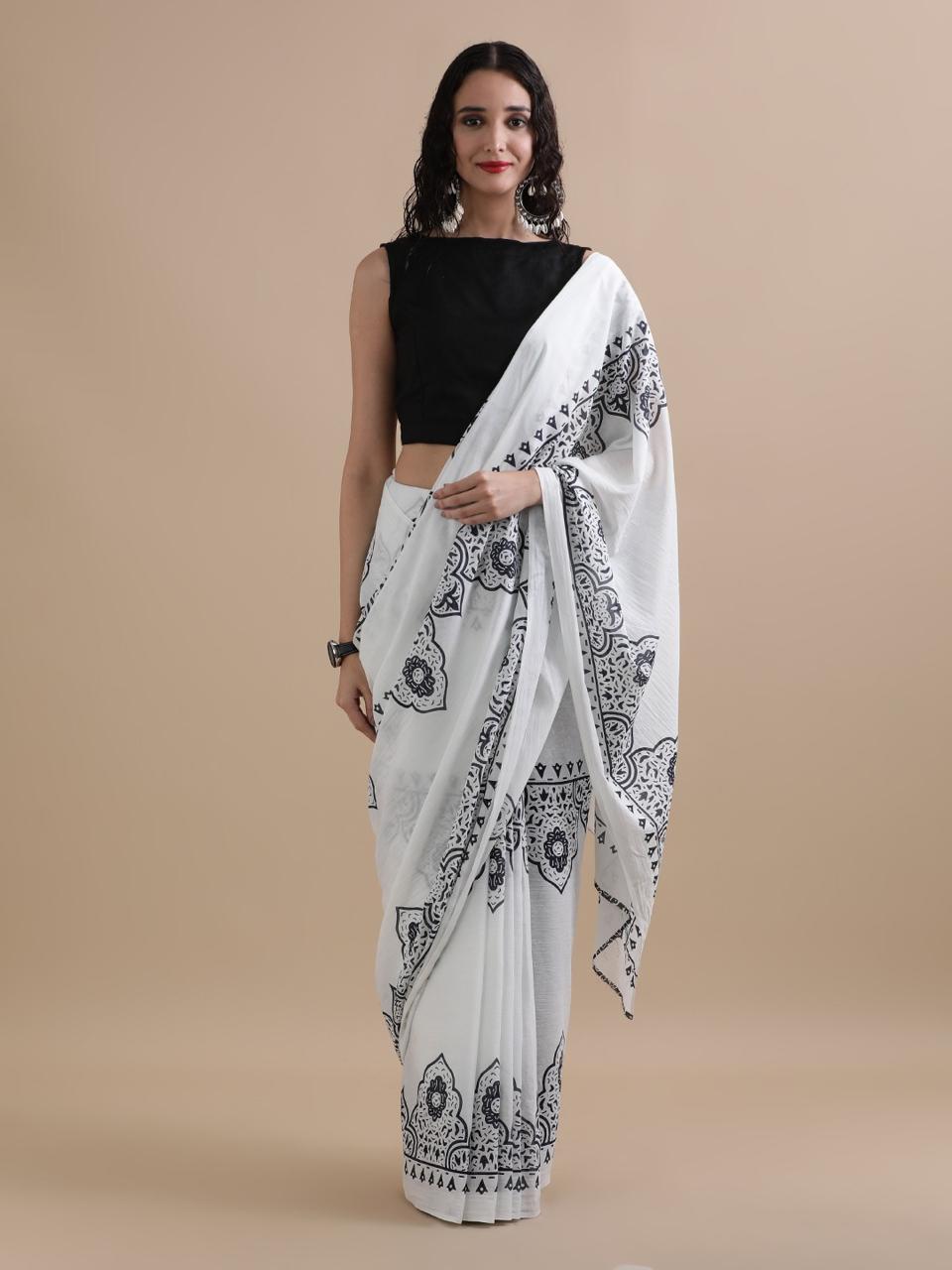 Mul cotton sarees - Eshana Collections