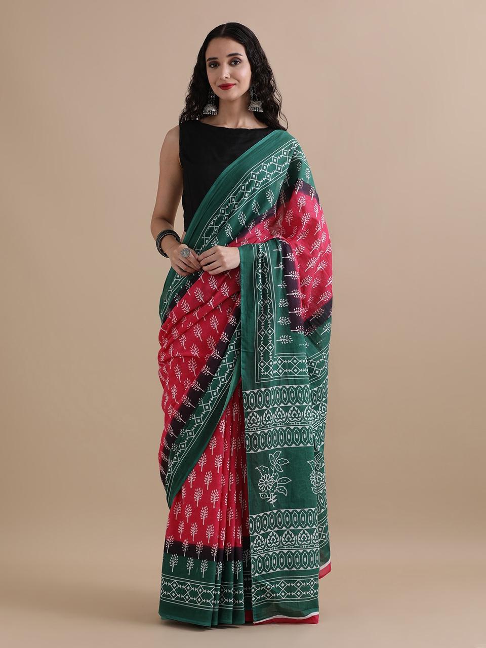 Mul cotton sarees - Eshana Collections