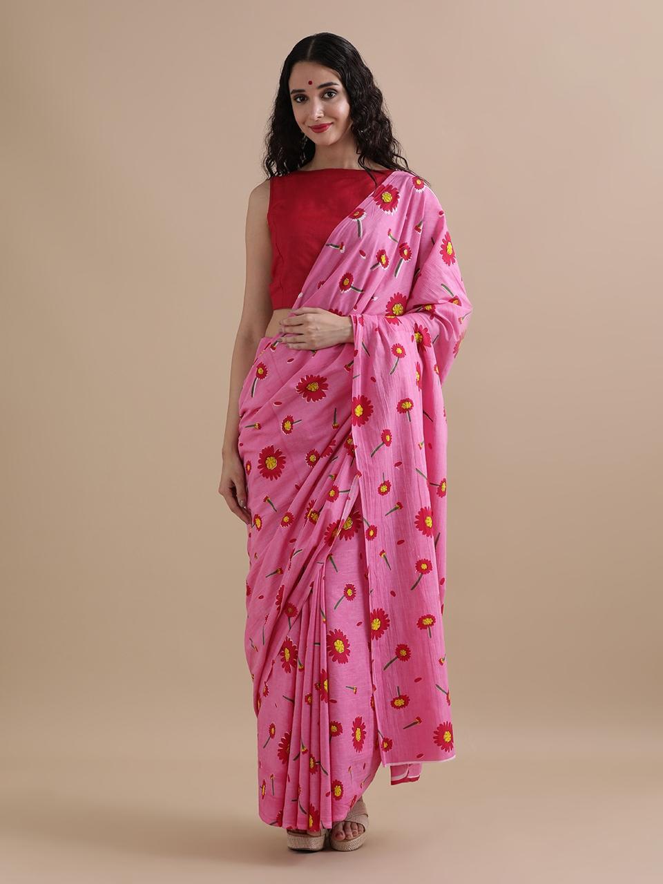 Mul cotton sarees - Eshana Collections