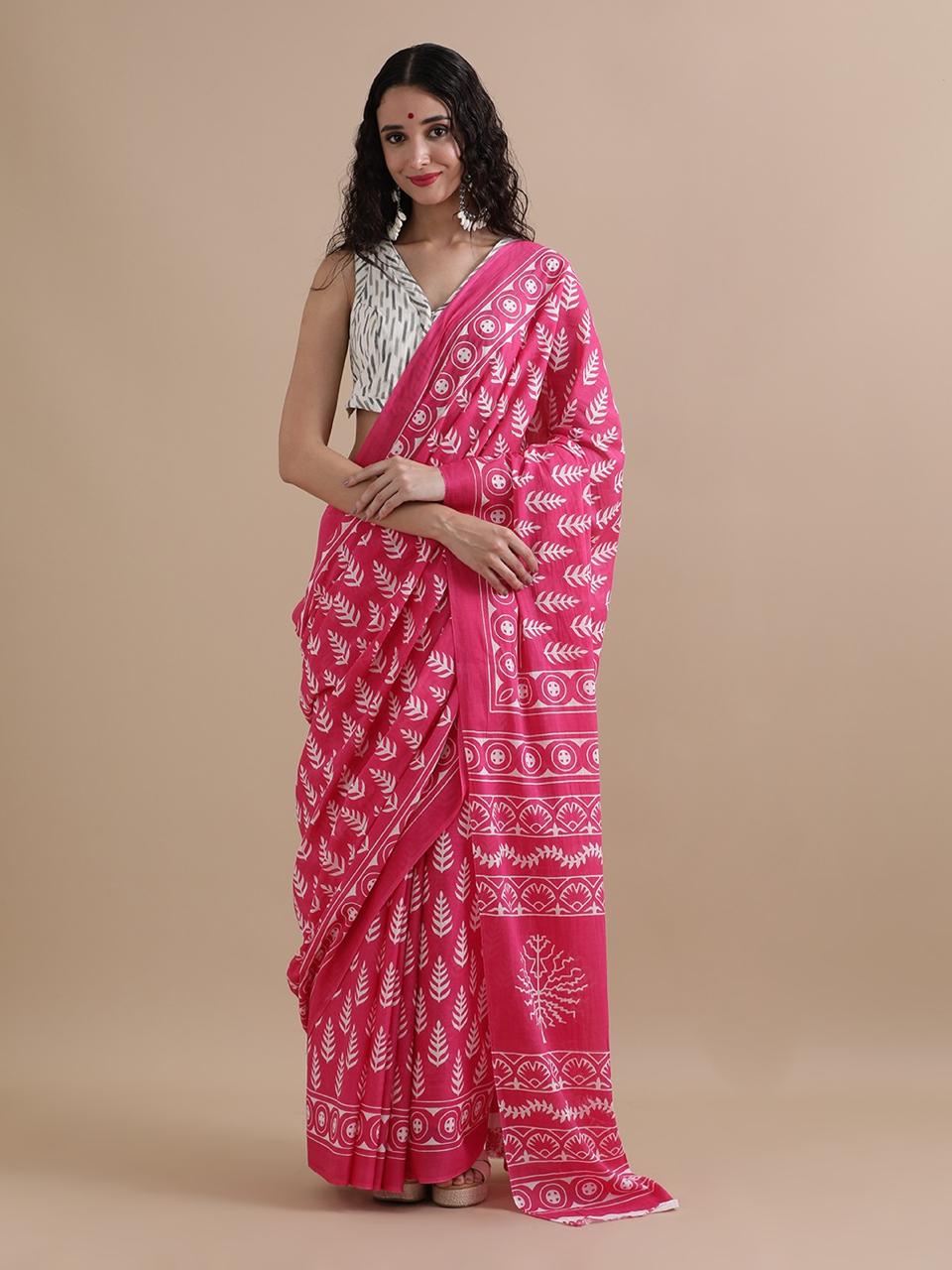 Mul cotton sarees - Eshana Collections