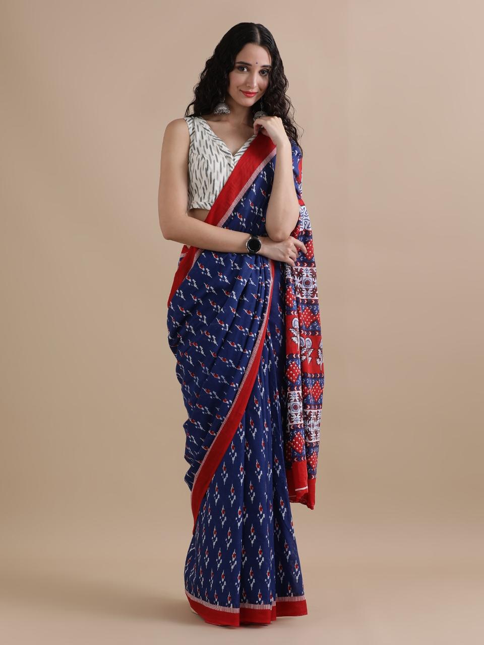 Mul cotton sarees - Eshana Collections