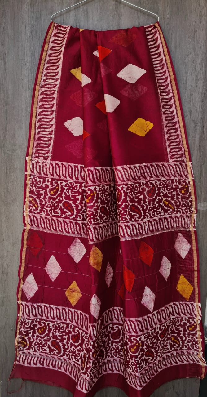 Chanderi silk sarees - Eshana Collections