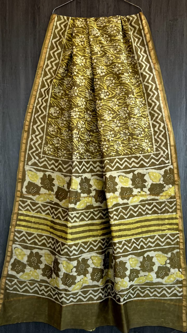 Chanderi silk sarees - Eshana Collections