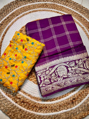 Crepe silk sarees - Eshana Collections