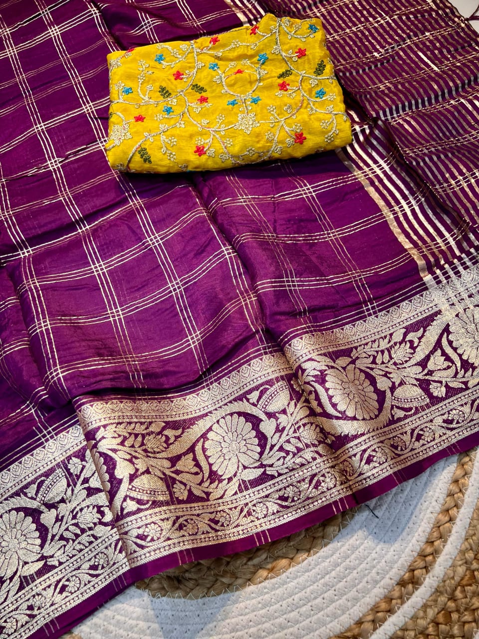 Crepe silk sarees - Eshana Collections