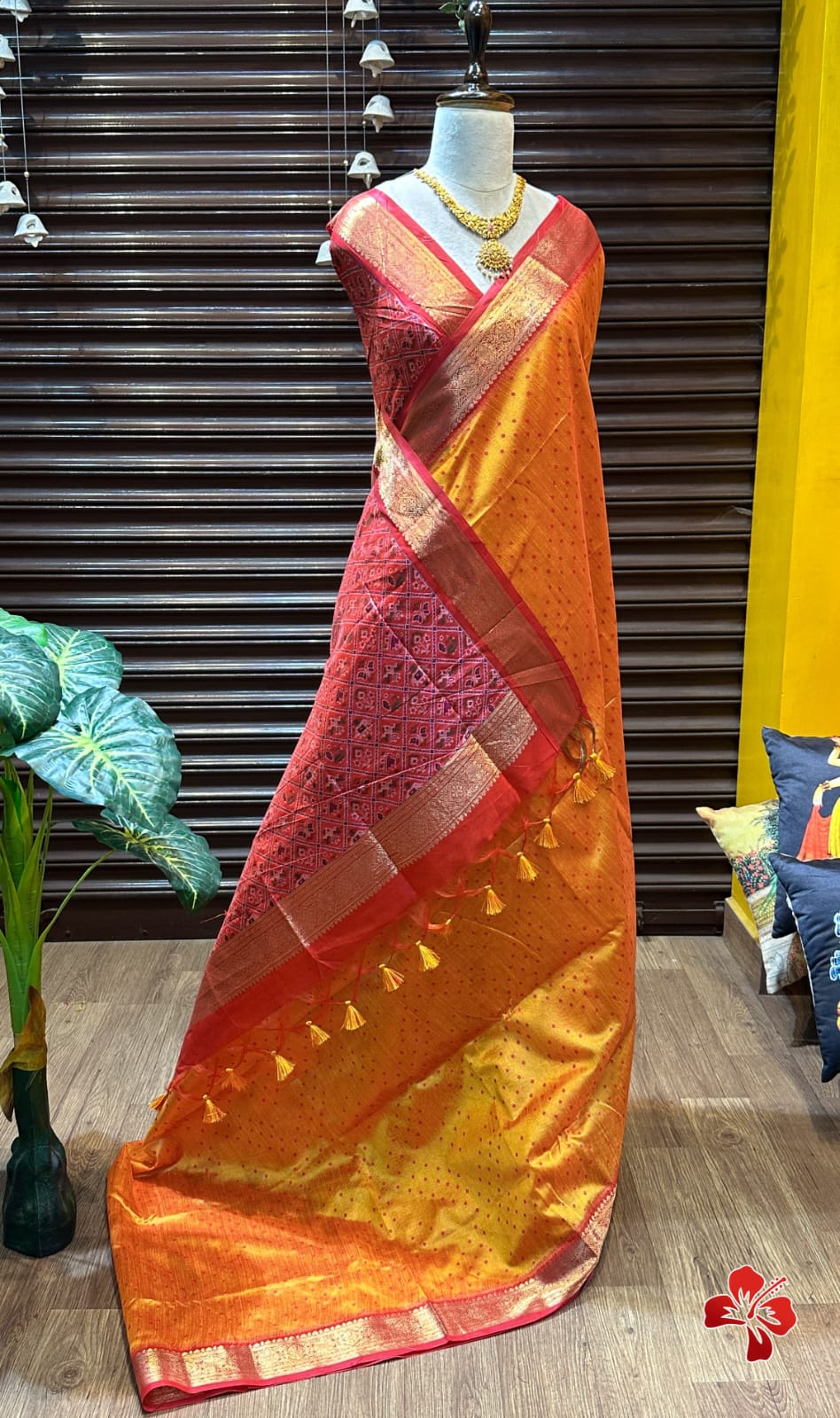 Raw silk sarees - Eshana Collections