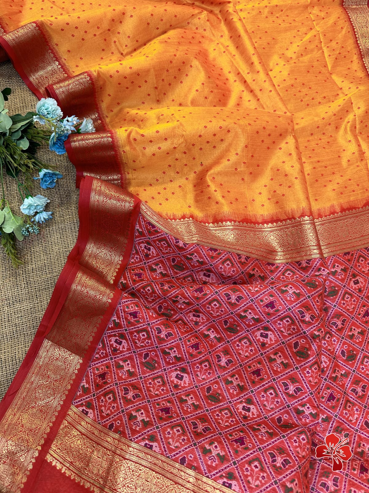 Raw silk sarees - Eshana Collections