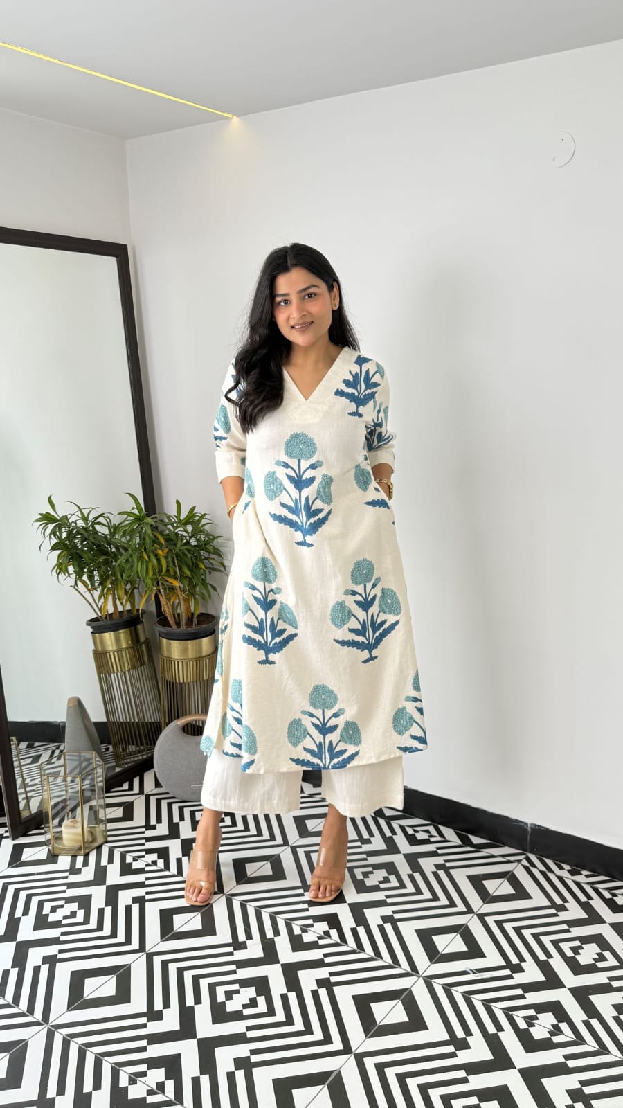 White co- ord sets - Eshana Collections