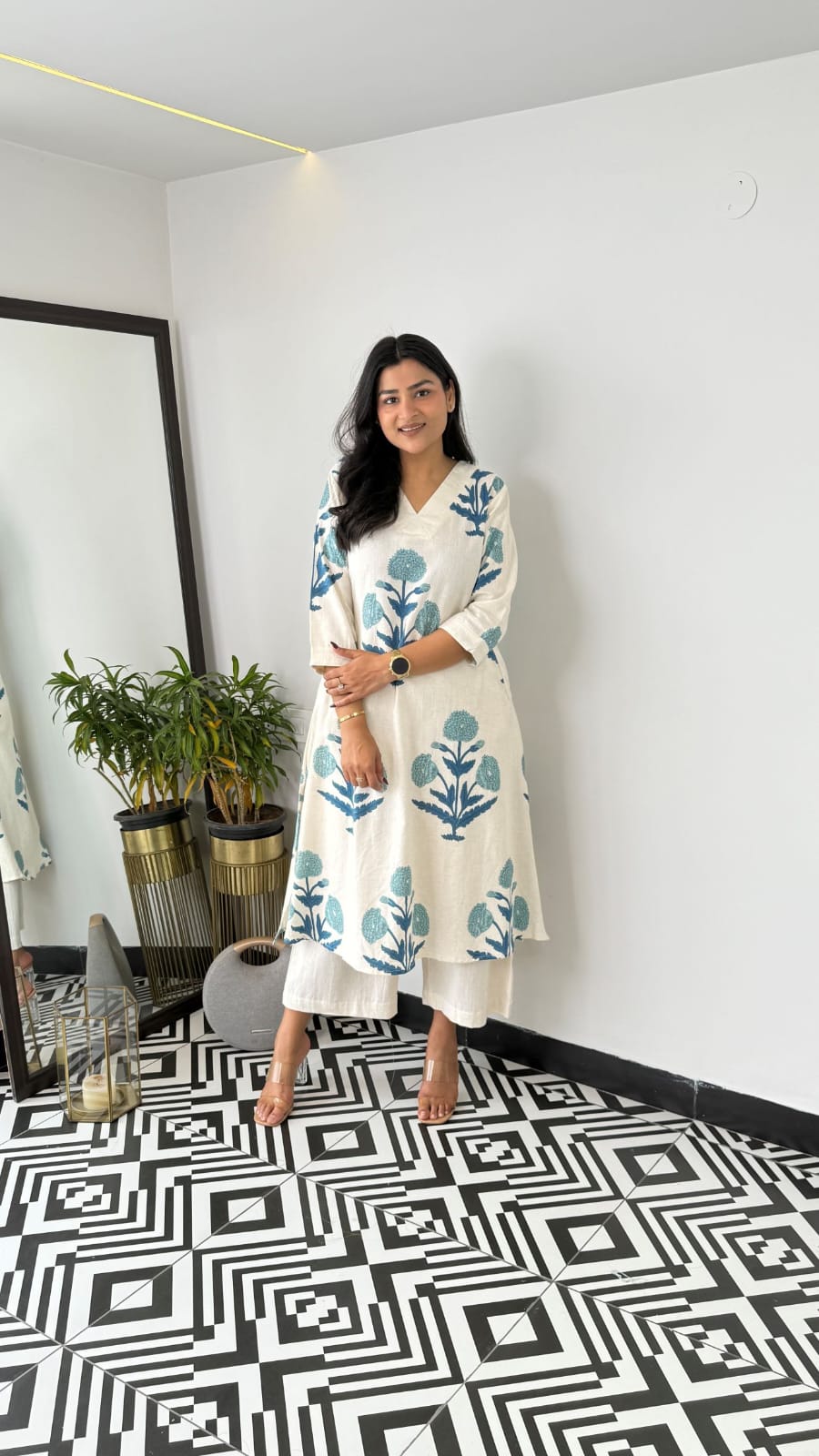 White co- ord sets - Eshana Collections
