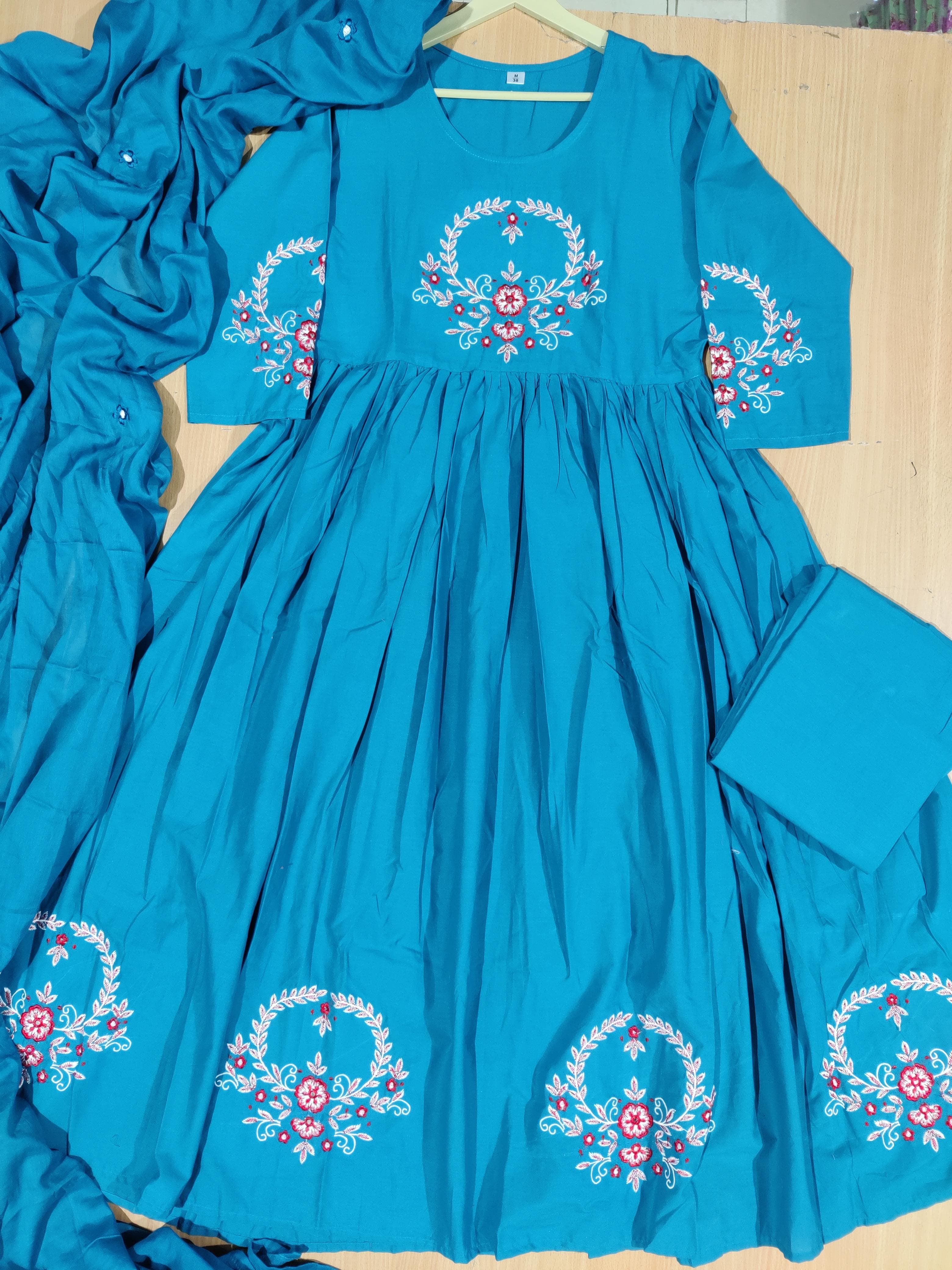 Anarkali cut salwar kameez - Eshana Collections