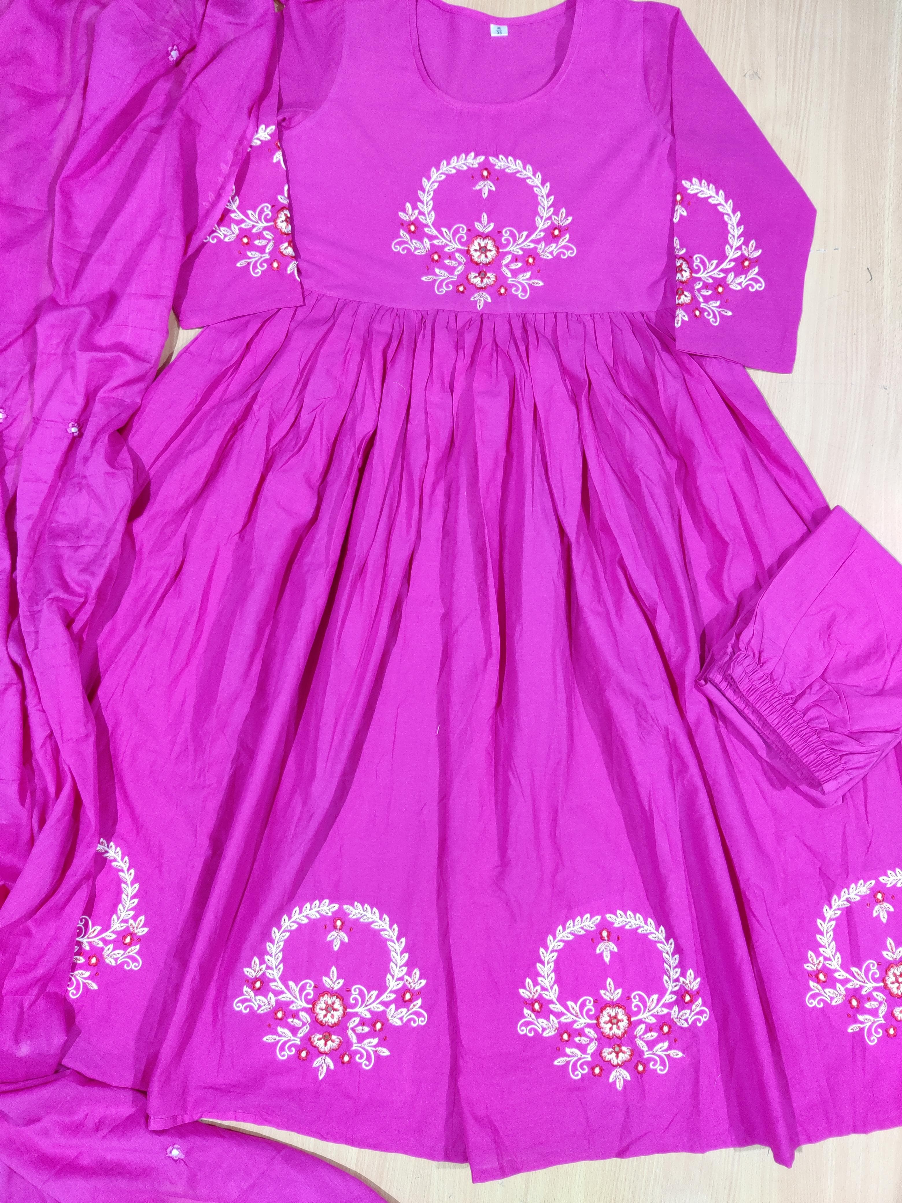 Anarkali cut salwar kameez - Eshana Collections
