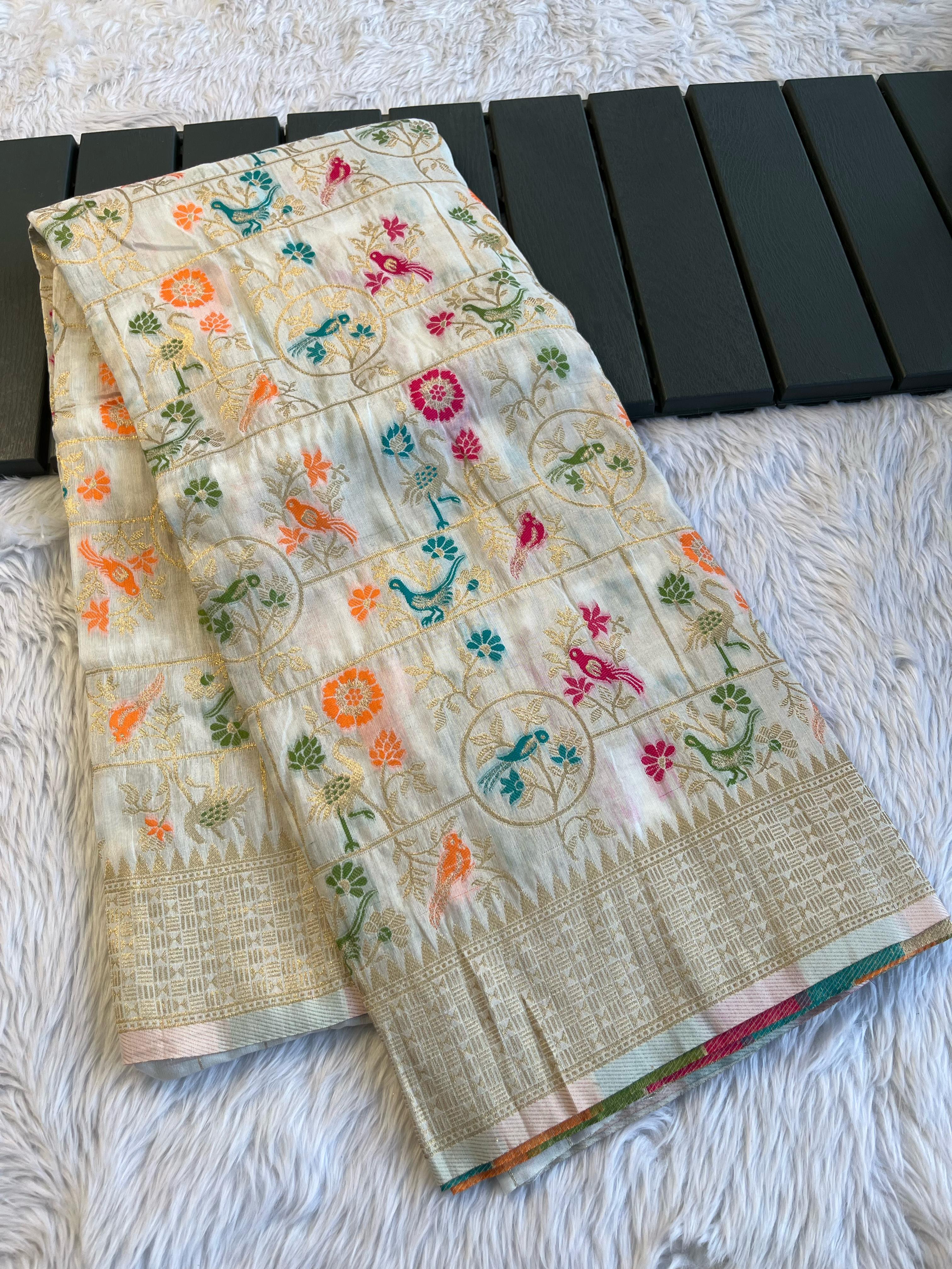 Soft munga tussar silk sarees - Eshana Collections