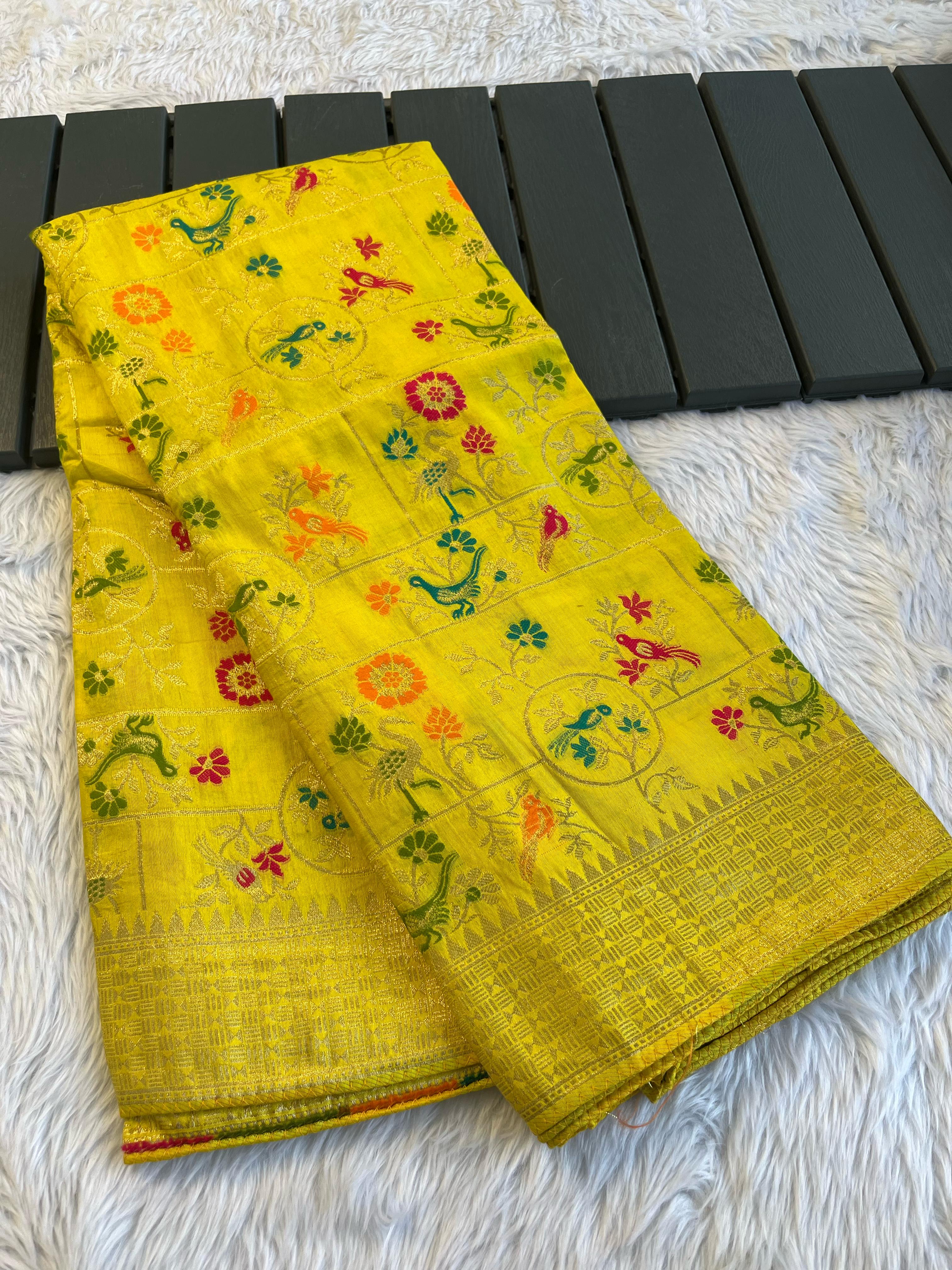 Soft munga tussar silk sarees - Eshana Collections