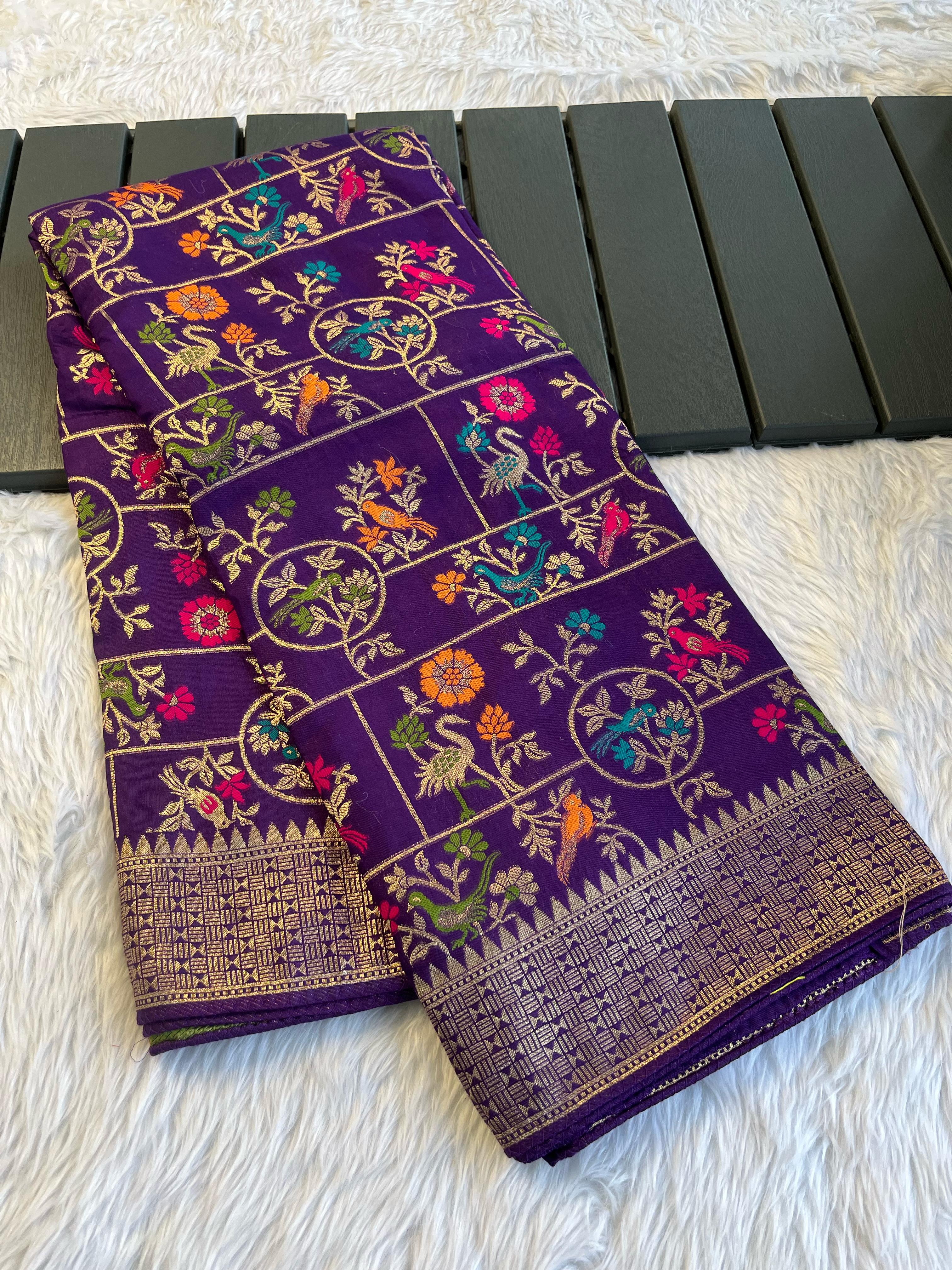 Soft munga tussar silk sarees - Eshana Collections