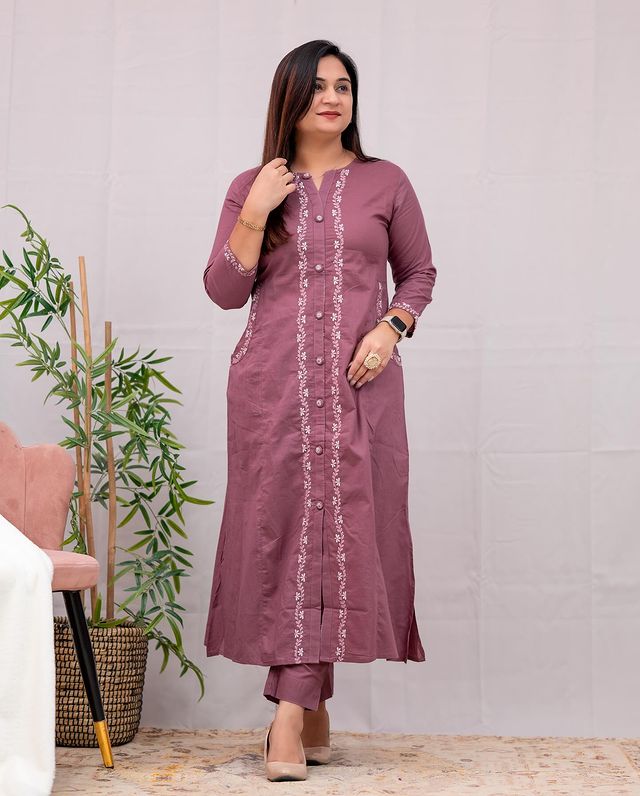 Co- ord sets with embroidery - Eshana Collections