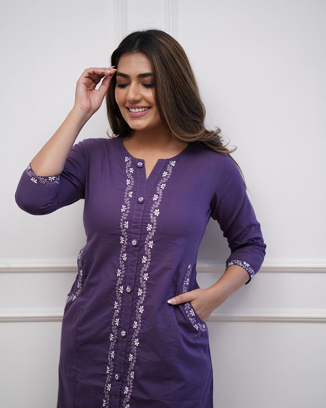 Co- ord sets with embroidery - Eshana Collections