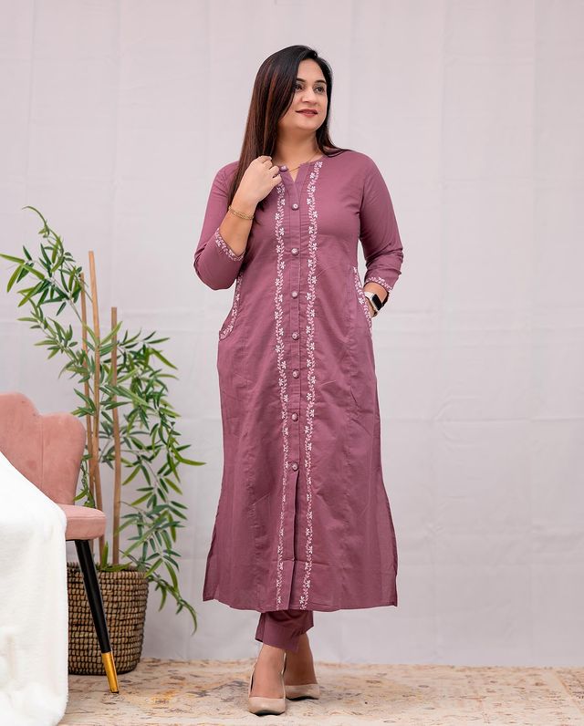Co- ord sets with embroidery - Eshana Collections