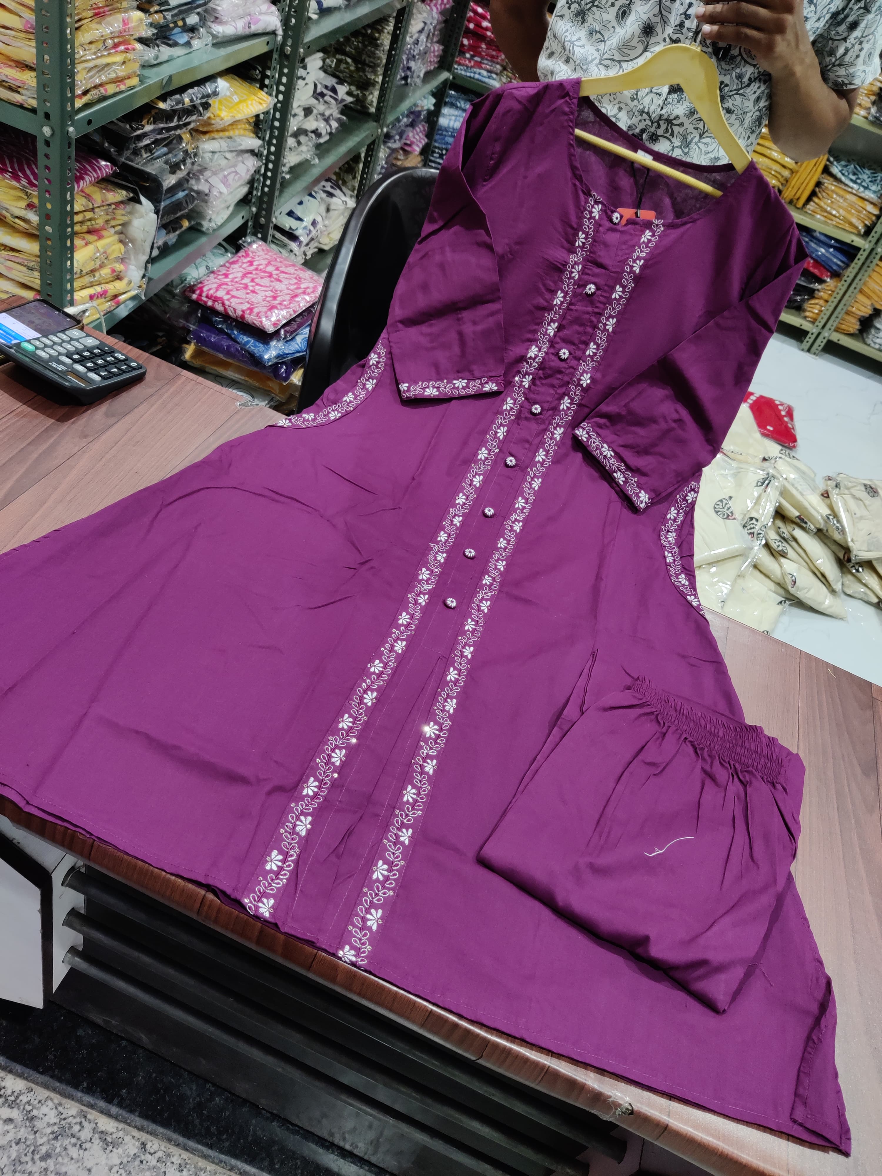 Co- ord sets with embroidery - Eshana Collections