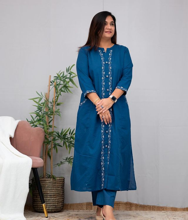 Co- ord sets with embroidery - Eshana Collections