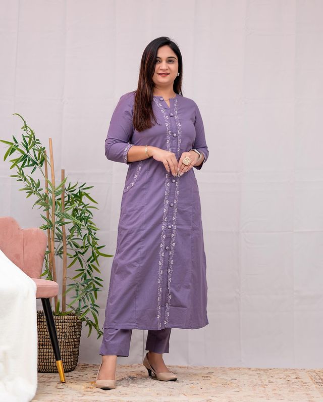 Co- ord sets with embroidery - Eshana Collections