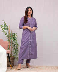 Co- ord sets with embroidery - Eshana Collections