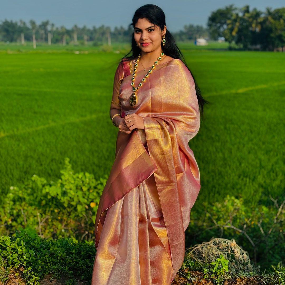 Soft tissue silk sarees - Eshana Collections