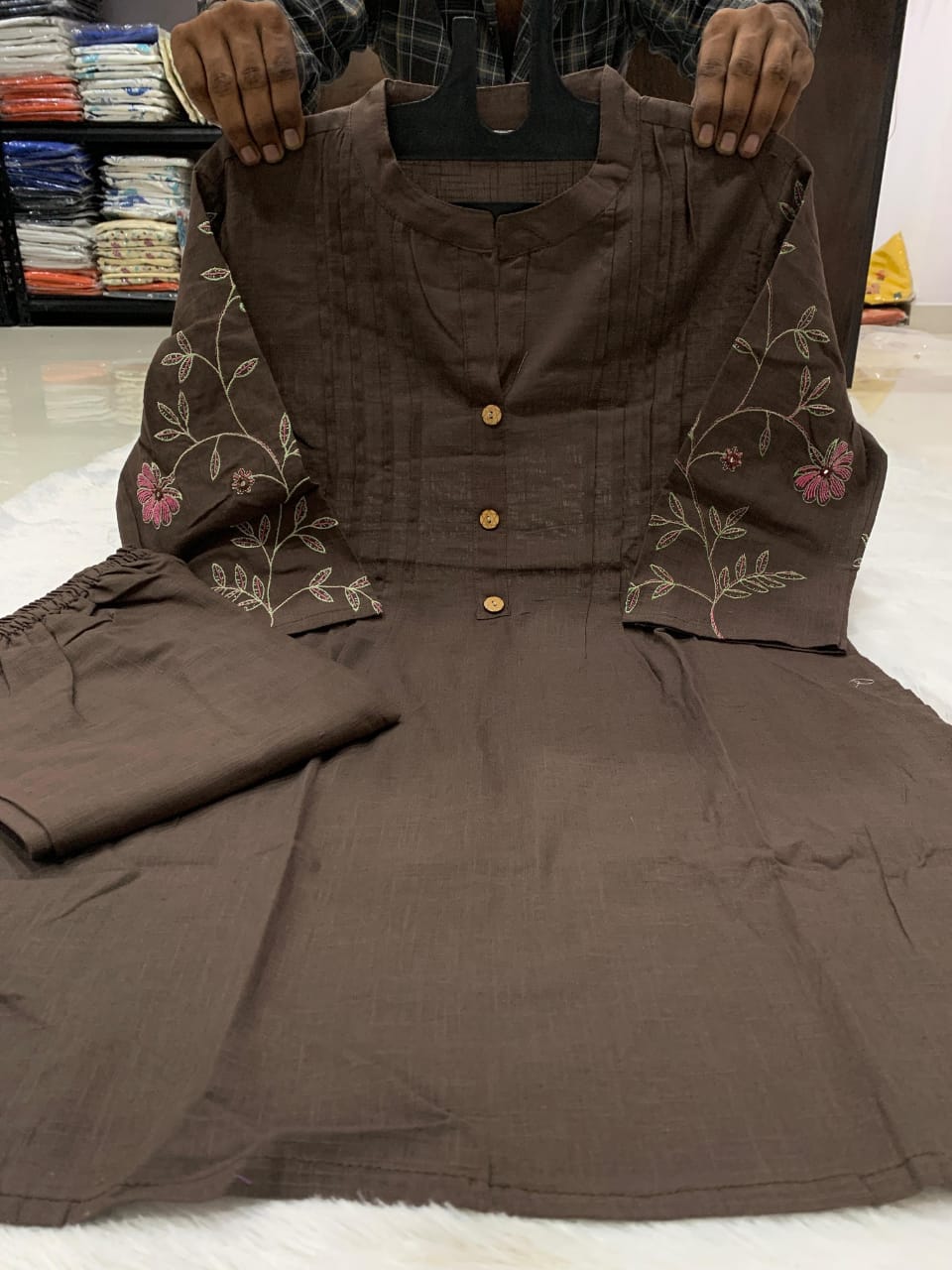 Beautiful co ord sets with embroidery - Eshana Collections