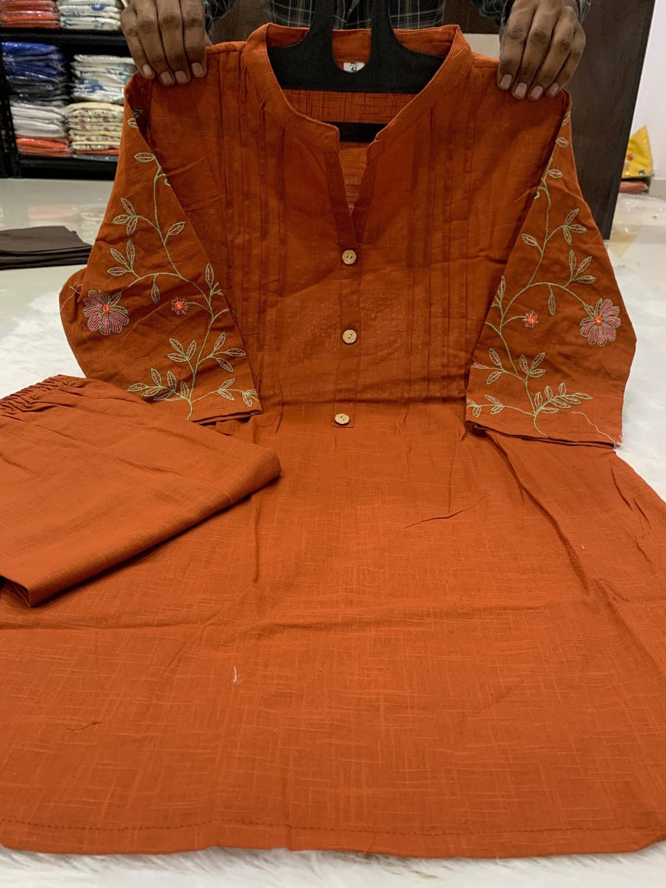 Beautiful co ord sets with embroidery - Eshana Collections