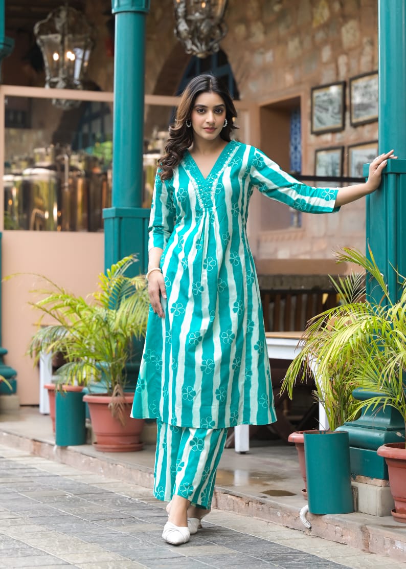 Office wear kurti and pants - Eshana Collections