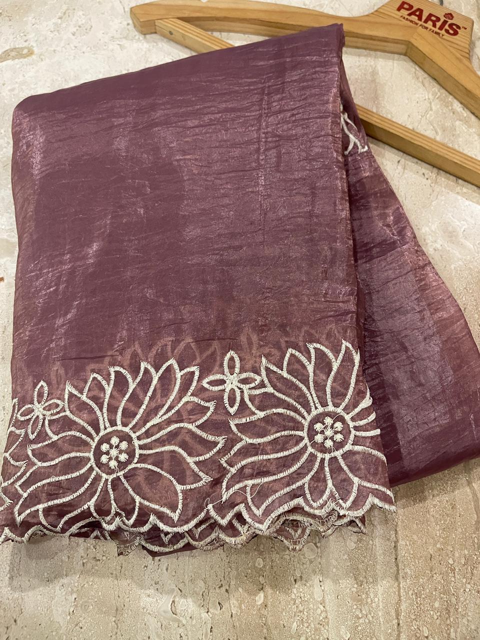 Gold Crush Saree - Eshana Collections