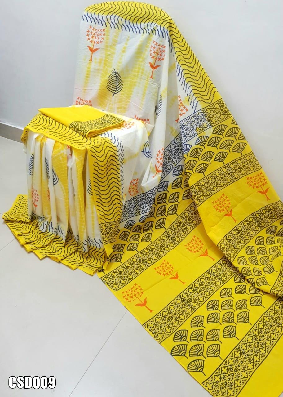 Mul-Mul Cotton Sarees - Eshana Collections