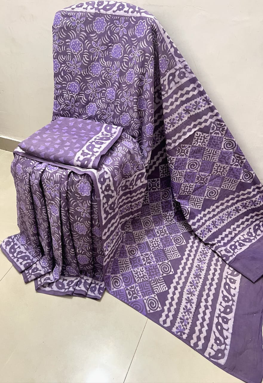 Mul-Mul Cotton Sarees - Eshana Collections