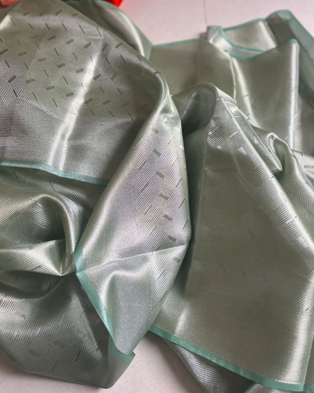 Fancy Silk Saree in pastle shade - Eshana Collections