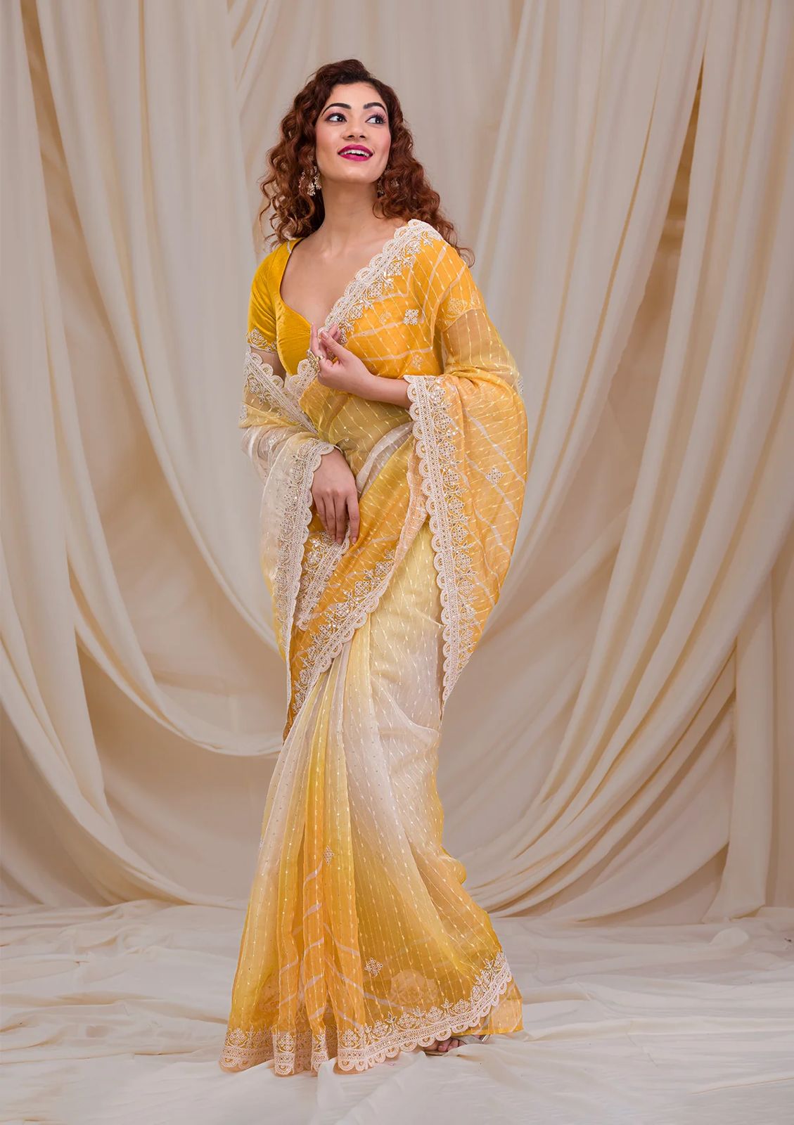 Organza Saree - Eshana Collections