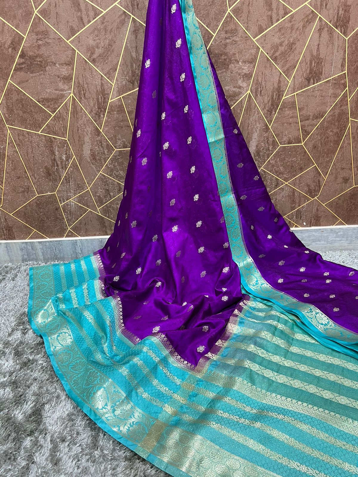 Semi Katan Silk Sarees - Eshana Collections
