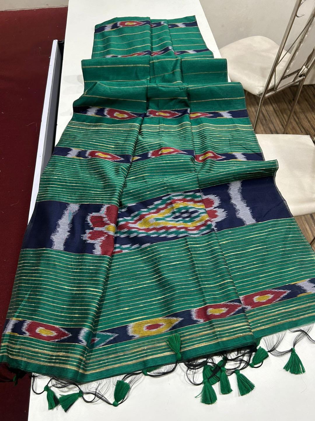 Ikkat cotton sarees - Eshana Collections
