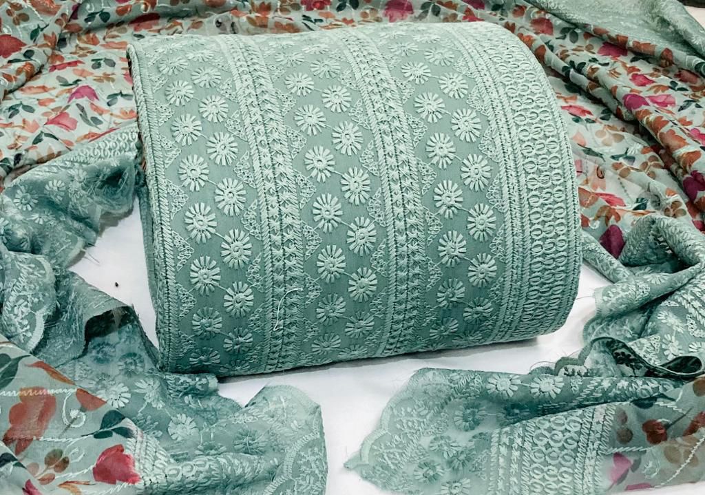 Georgette dress material/ salwar material - Eshana Collections