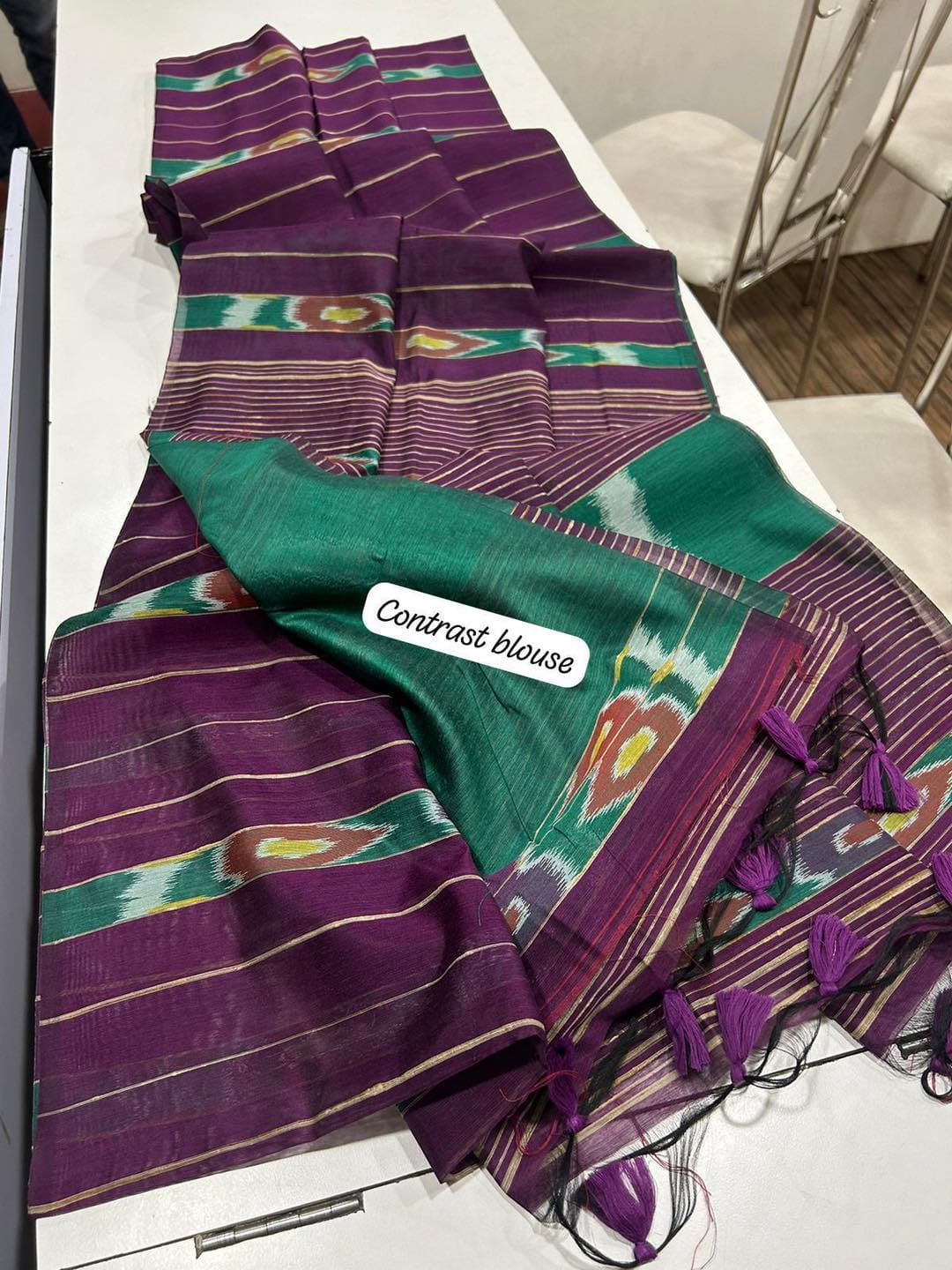 Ikkat cotton sarees - Eshana Collections