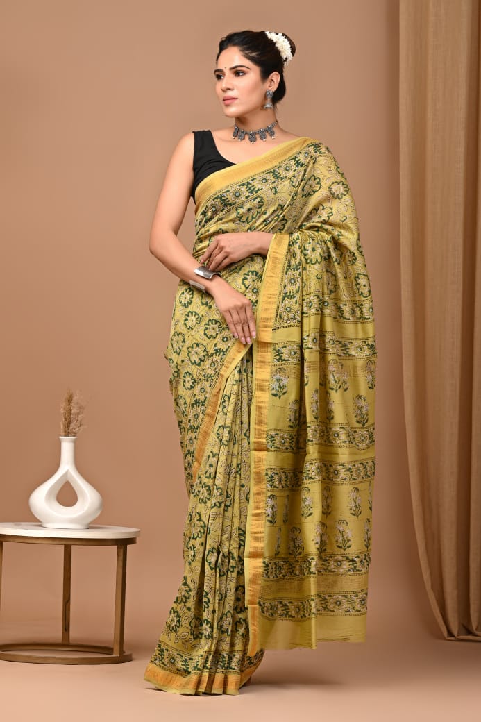 Maheshwari silk saree - Eshana Collections