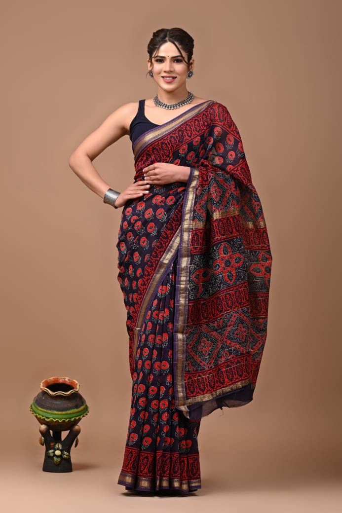 Maheshwari silk sarees - Eshana Collections