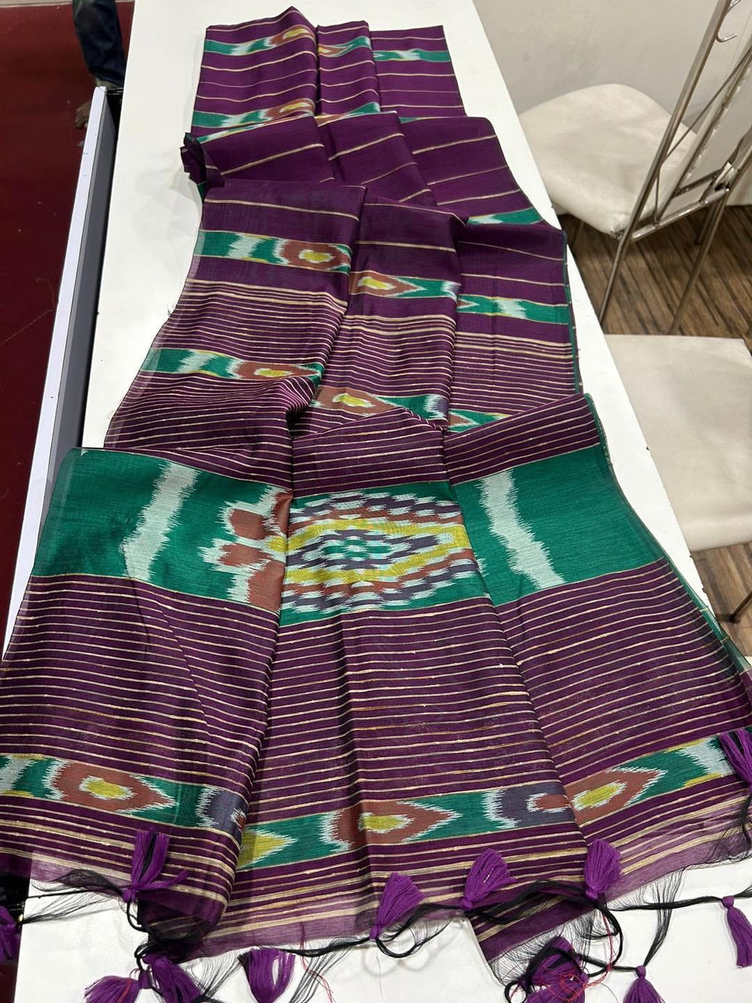 Ikkat cotton sarees - Eshana Collections