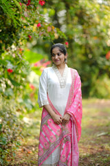 White salwar set - Eshana Collections