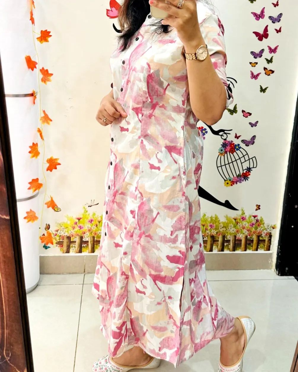 Cotton Kurti palazzo set - Eshana Collections