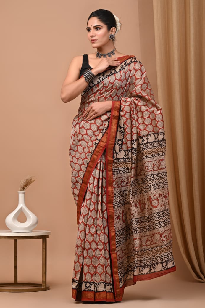 Maheshwari silk sarees - Eshana Collections