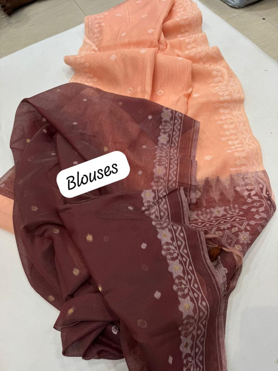 Soft Munga Cotton sarees - Eshana Collections