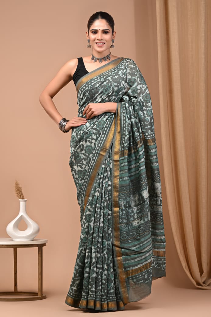 Maheshwari silk saree - Eshana Collections