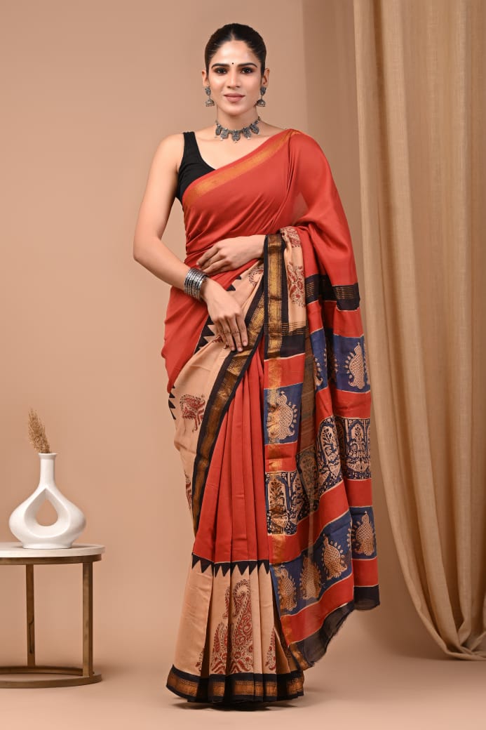 Maheshwari silk sarees - Eshana Collections